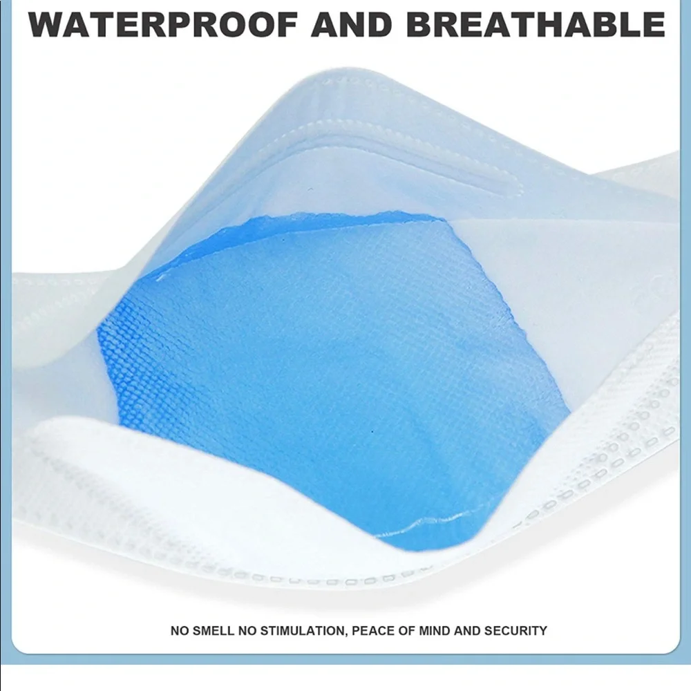 50PCS 3D Disposable 5-COLOR 4-Layer Face Masks For Adult Individually Pa…